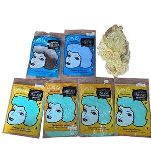 6-Lot Betty Dain Hair Unda-Net #110 XL Regular Bouffant Breathable VTG USA‎ 50s